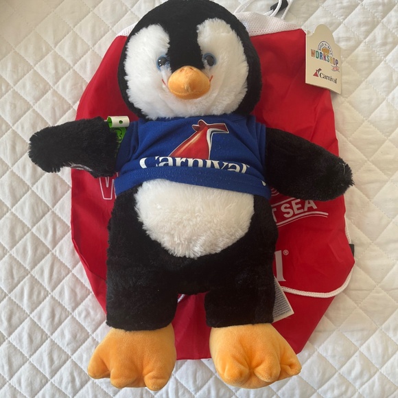 New with Tag Build A Bear Carnival Penguin Stuffed Animal - Picture 3 of 3
